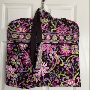 Vera Bradley Garment Bag-Purple Punch Pattern